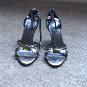 Silver heels